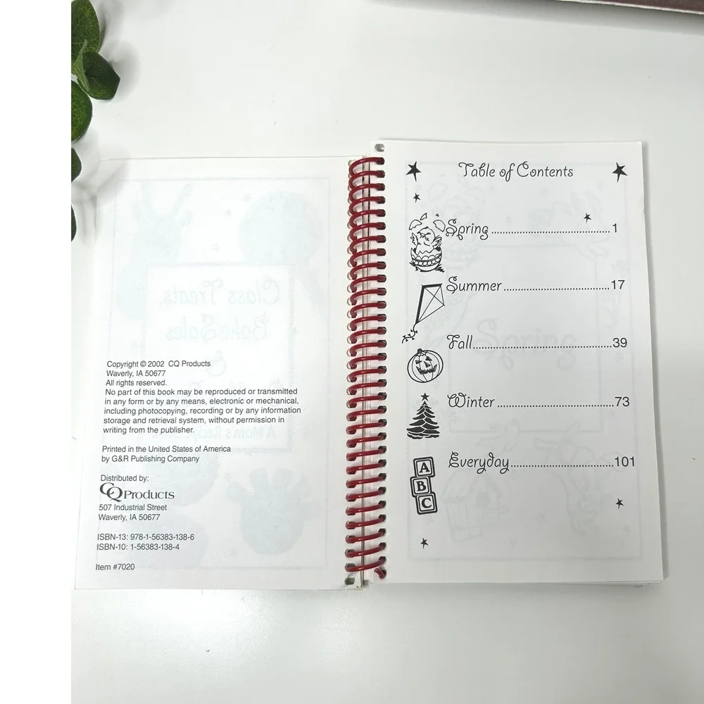 Class Treats Bake Sales‎ Birthday Parties Cookbook